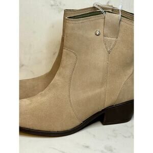 BARBOUR Suede Western Booties - 39
